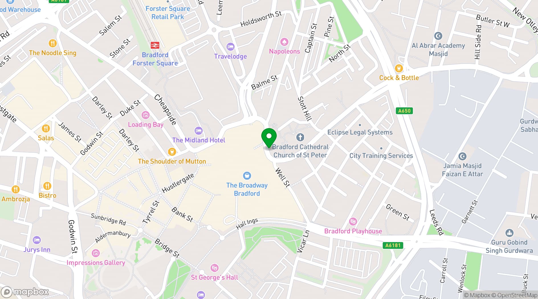 Map showing Kala Sangam Arts Centre 