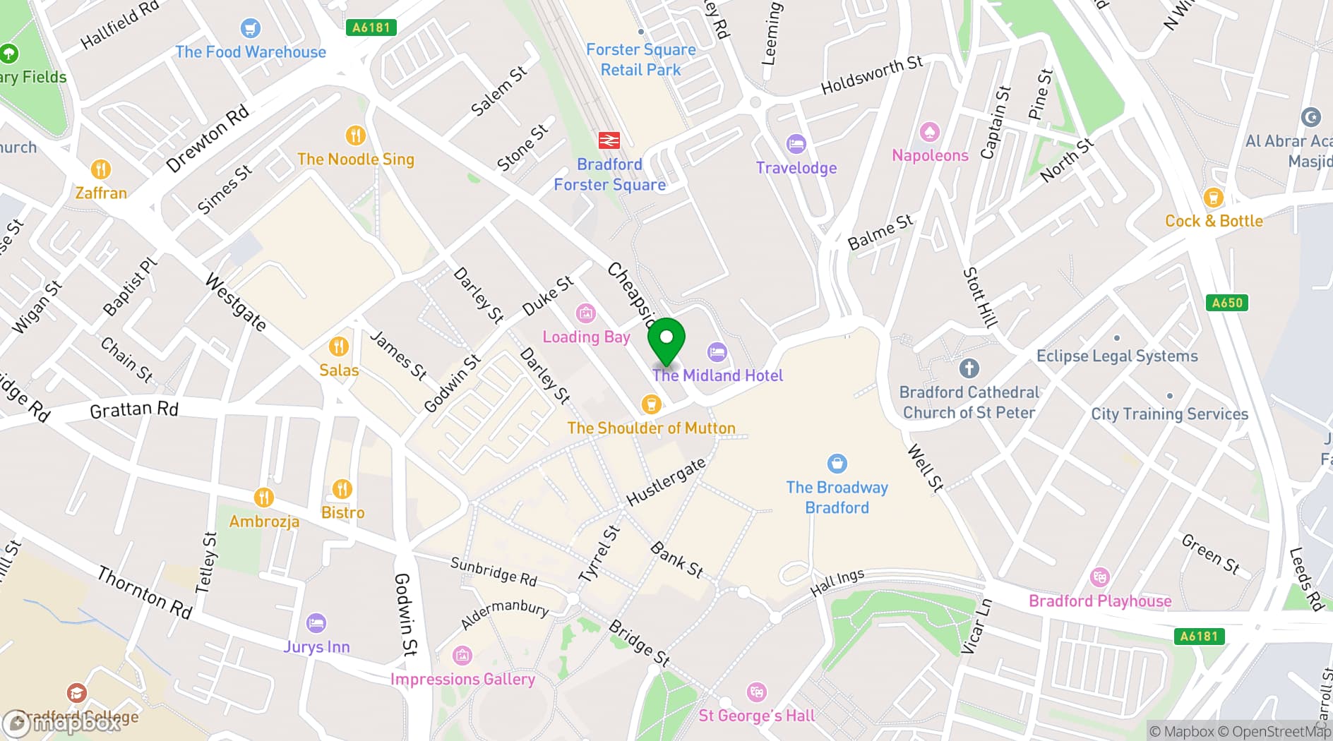 Map showing Aspire Igen Ltd