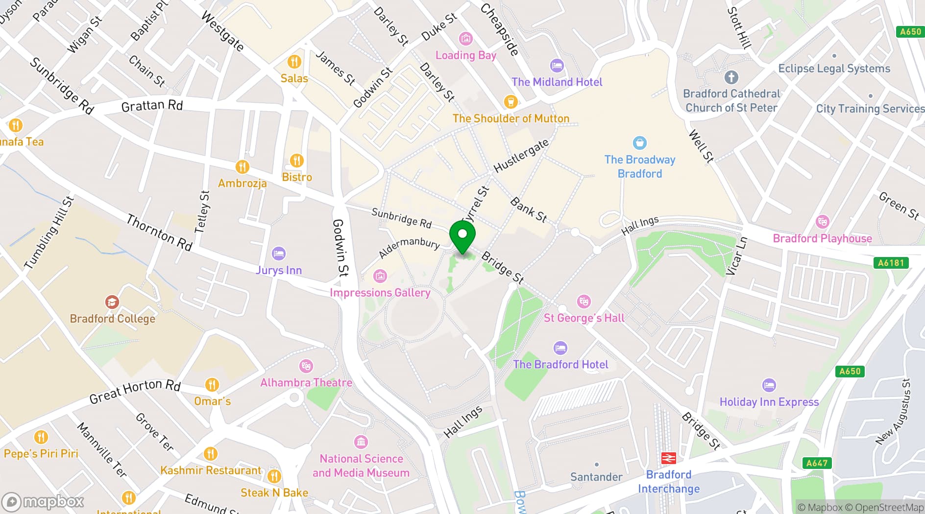 Map showing The Mediation Suite