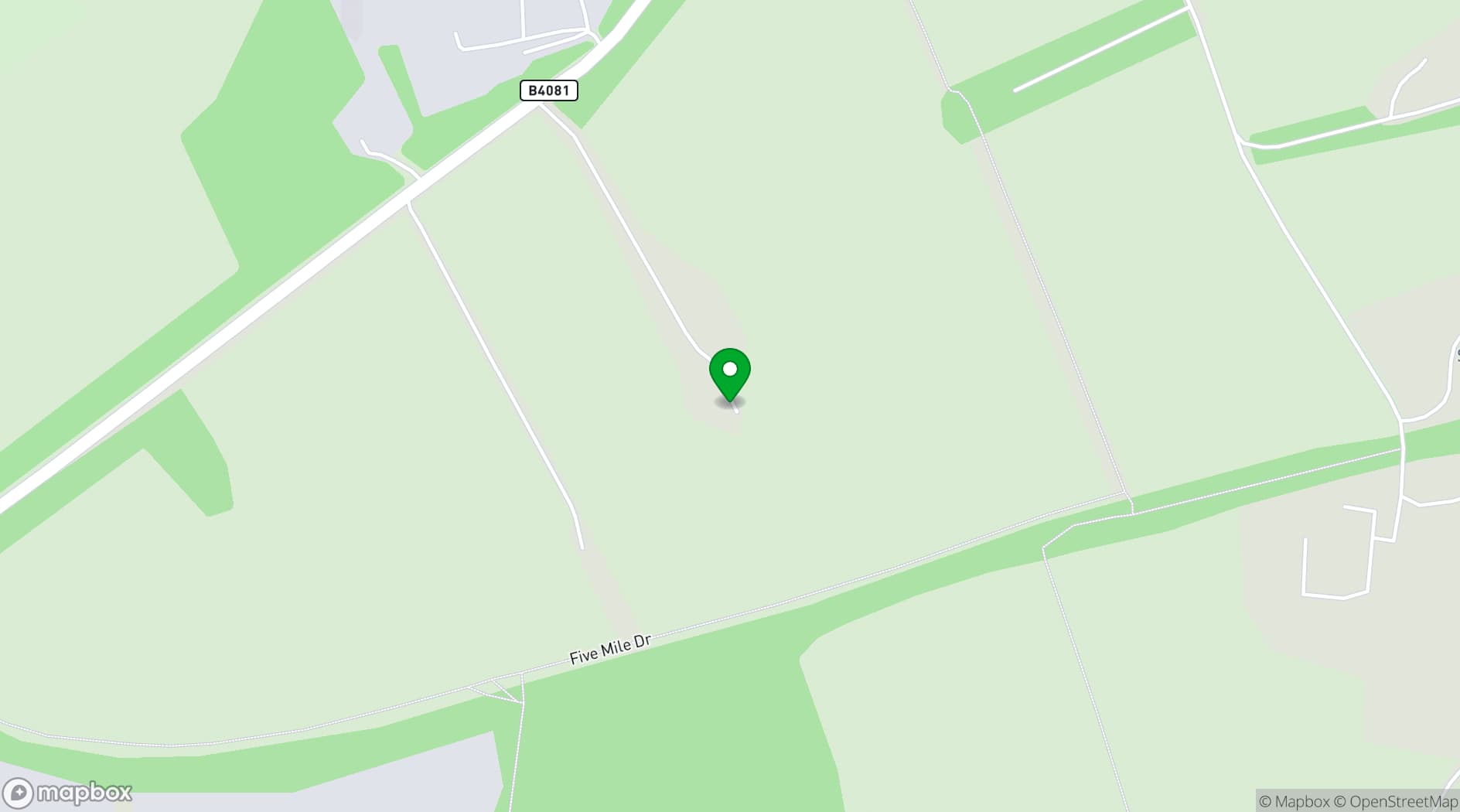 Map showing Lapstone Barn