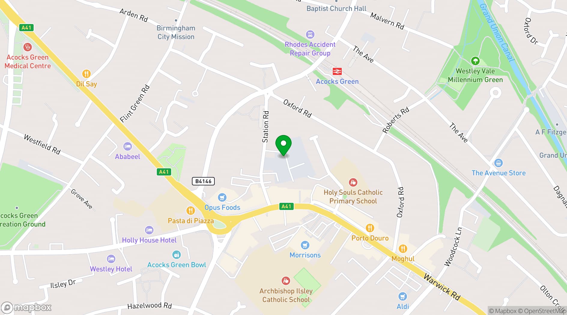 Map showing So Called Studios