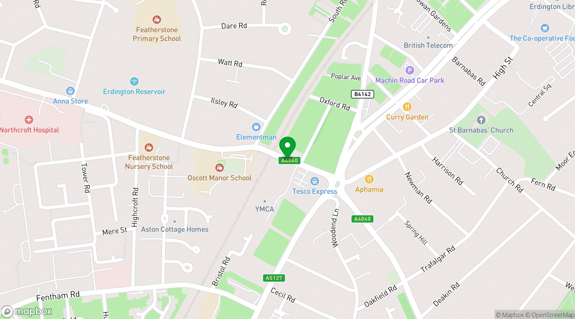 Map showing Eden - More than coffee