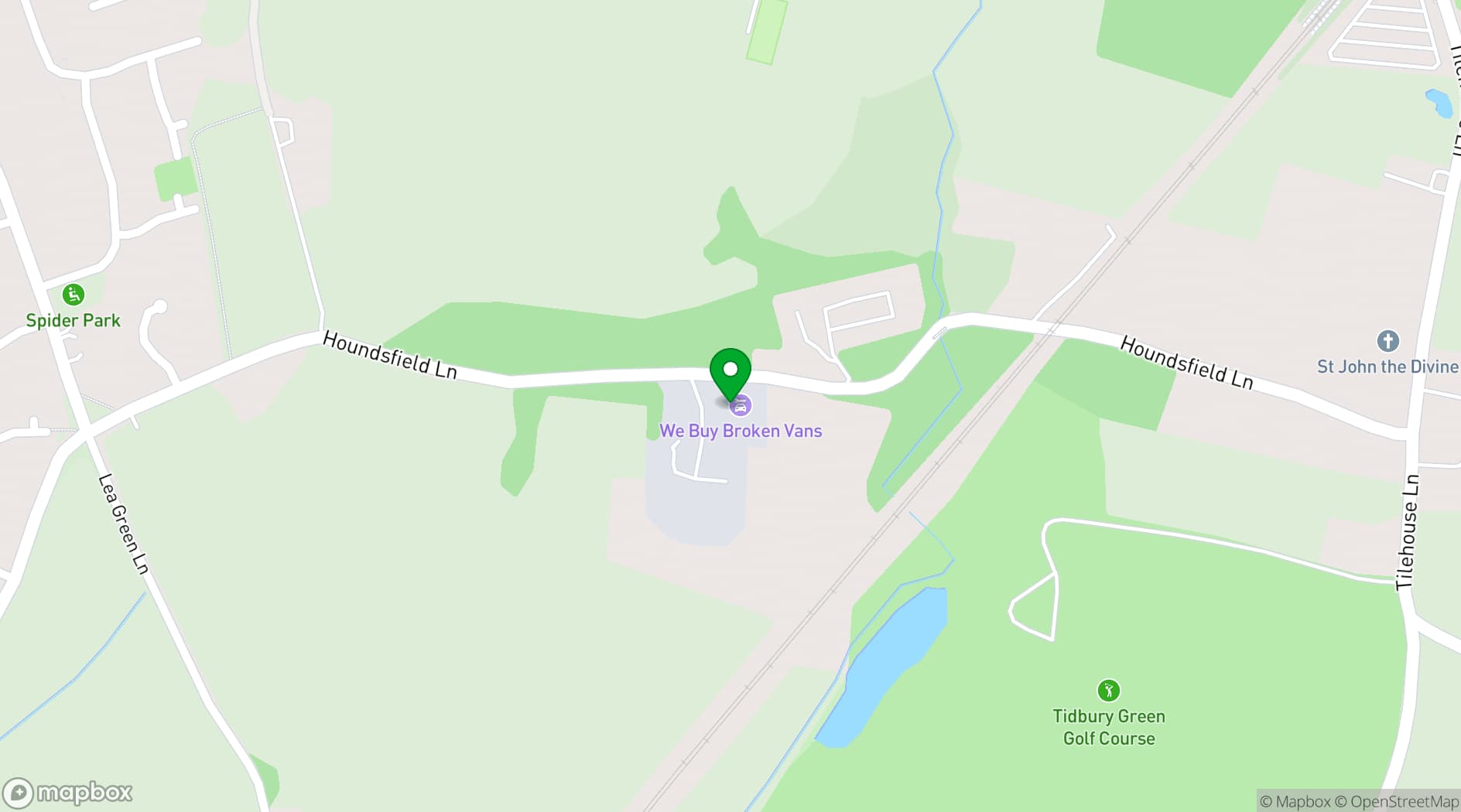 Map showing Sansom Studios