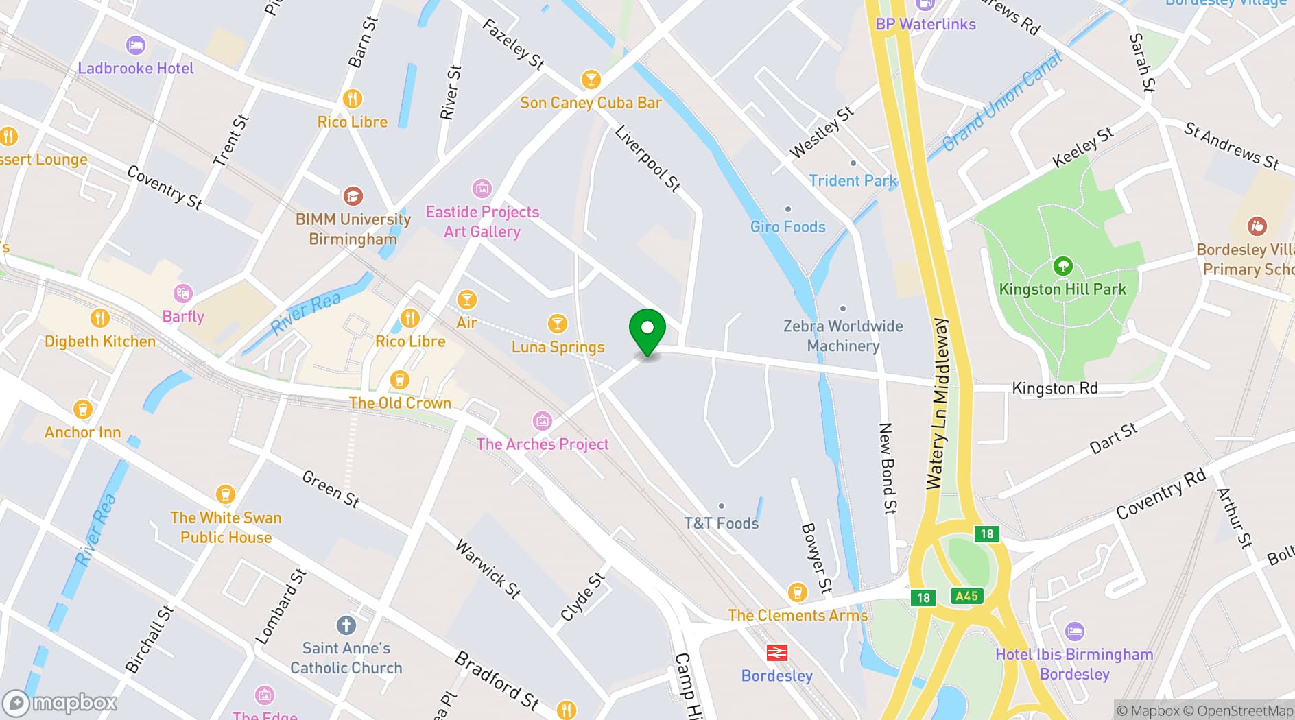 Map showing 50 Adderley Street