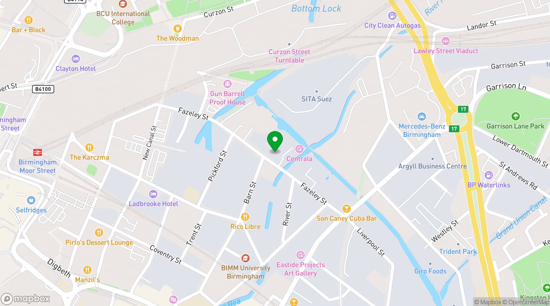Map showing Stryx