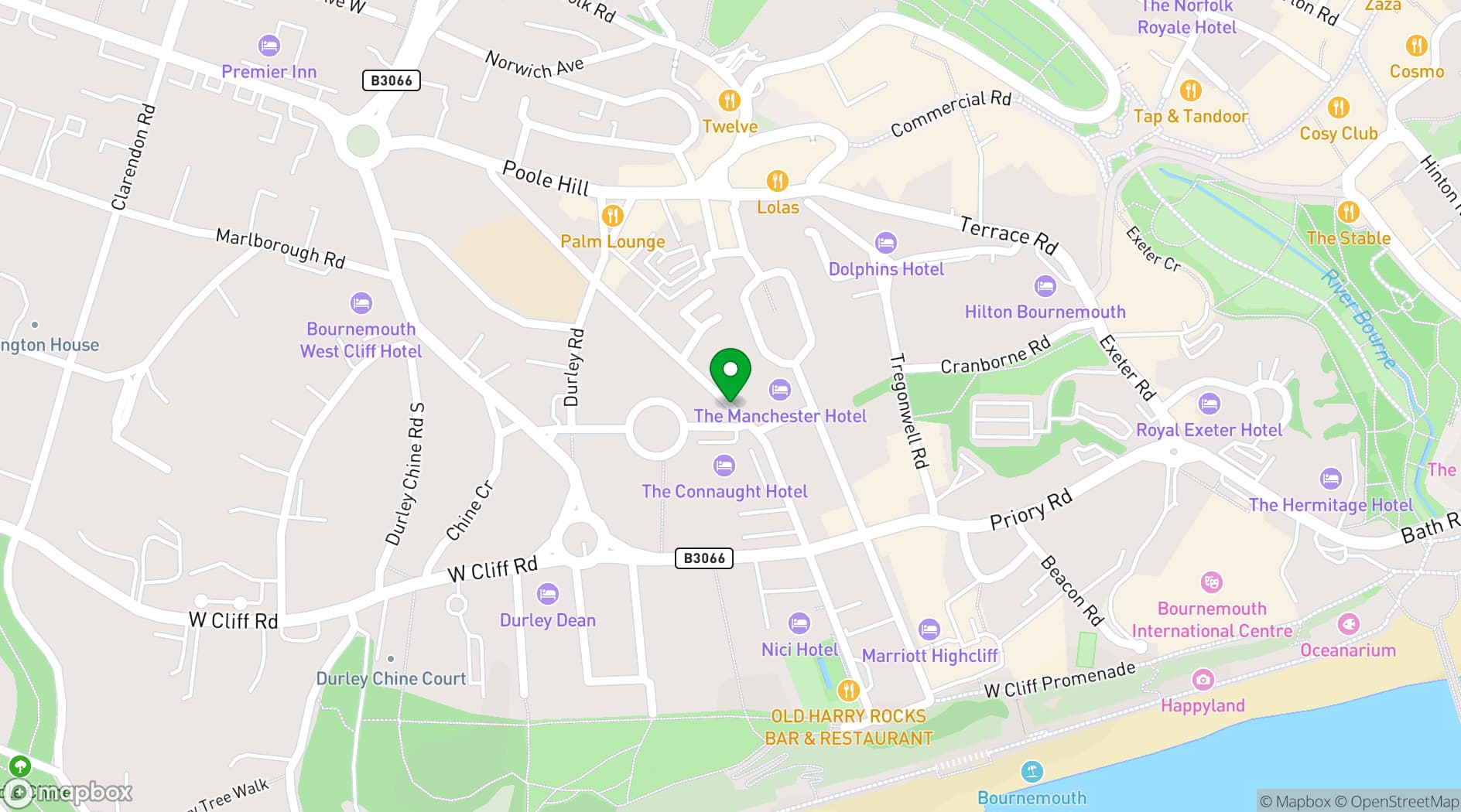 Map showing The Nici