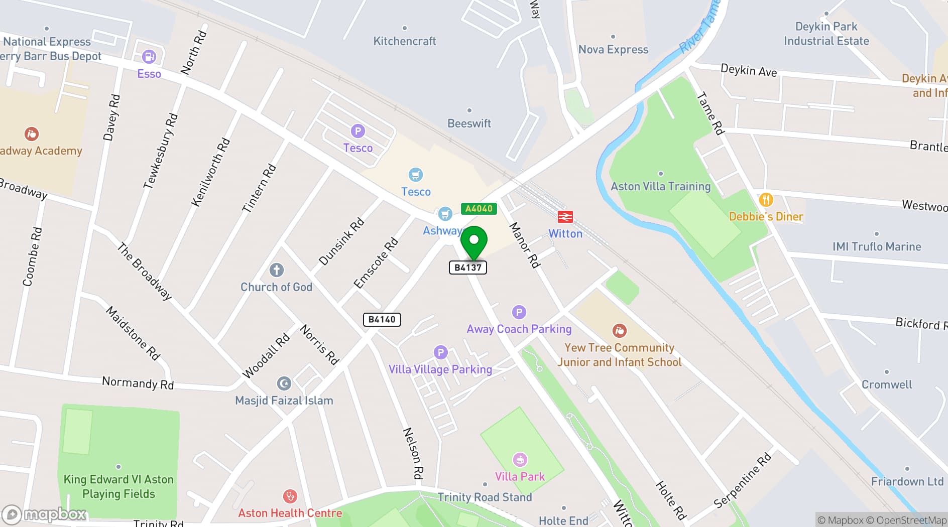 Map showing Majestic Conference & Banqueting Centre