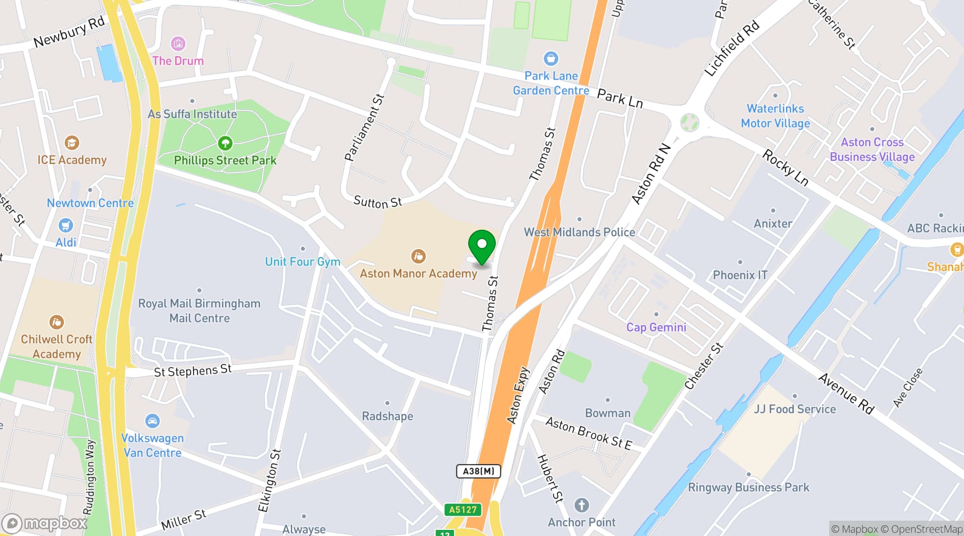 Map showing CFC Studio