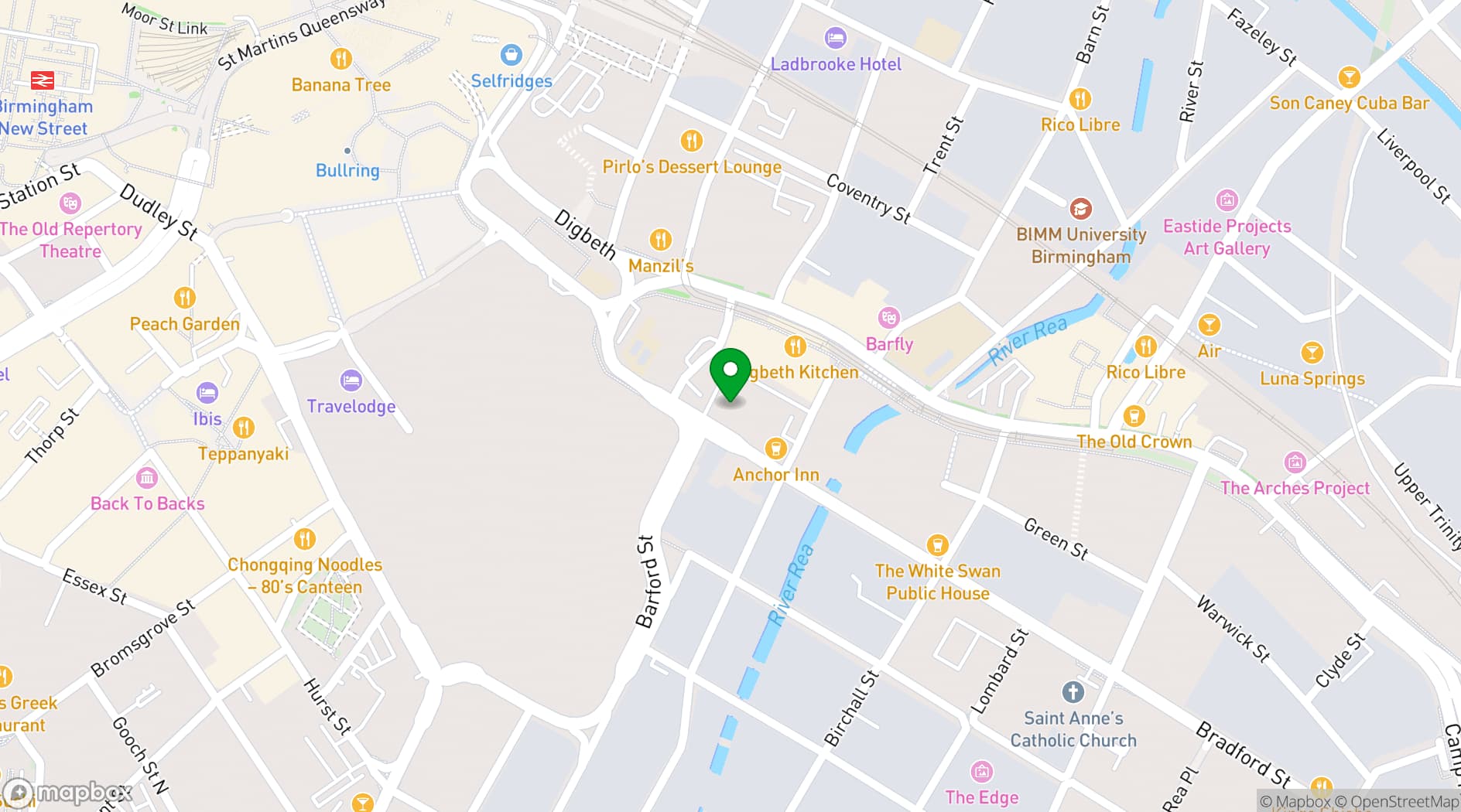 Map showing Spaces@321