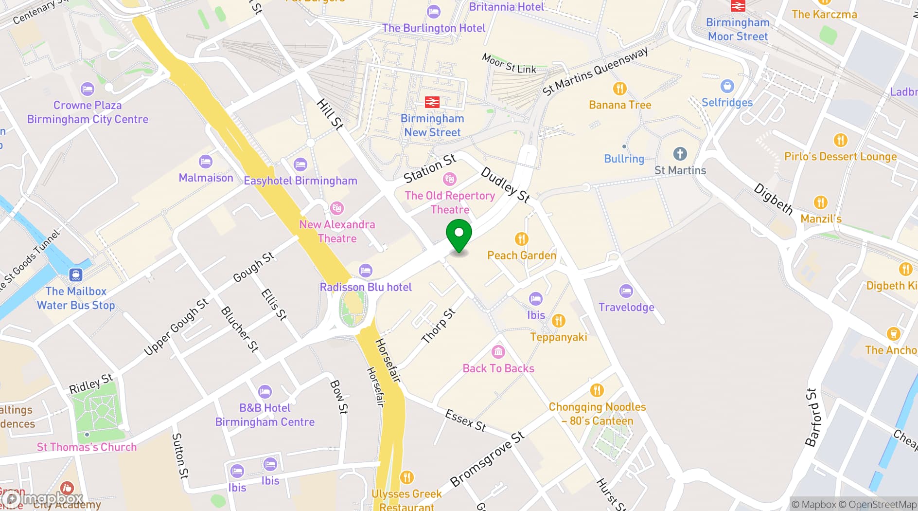 Map showing SNOBS
