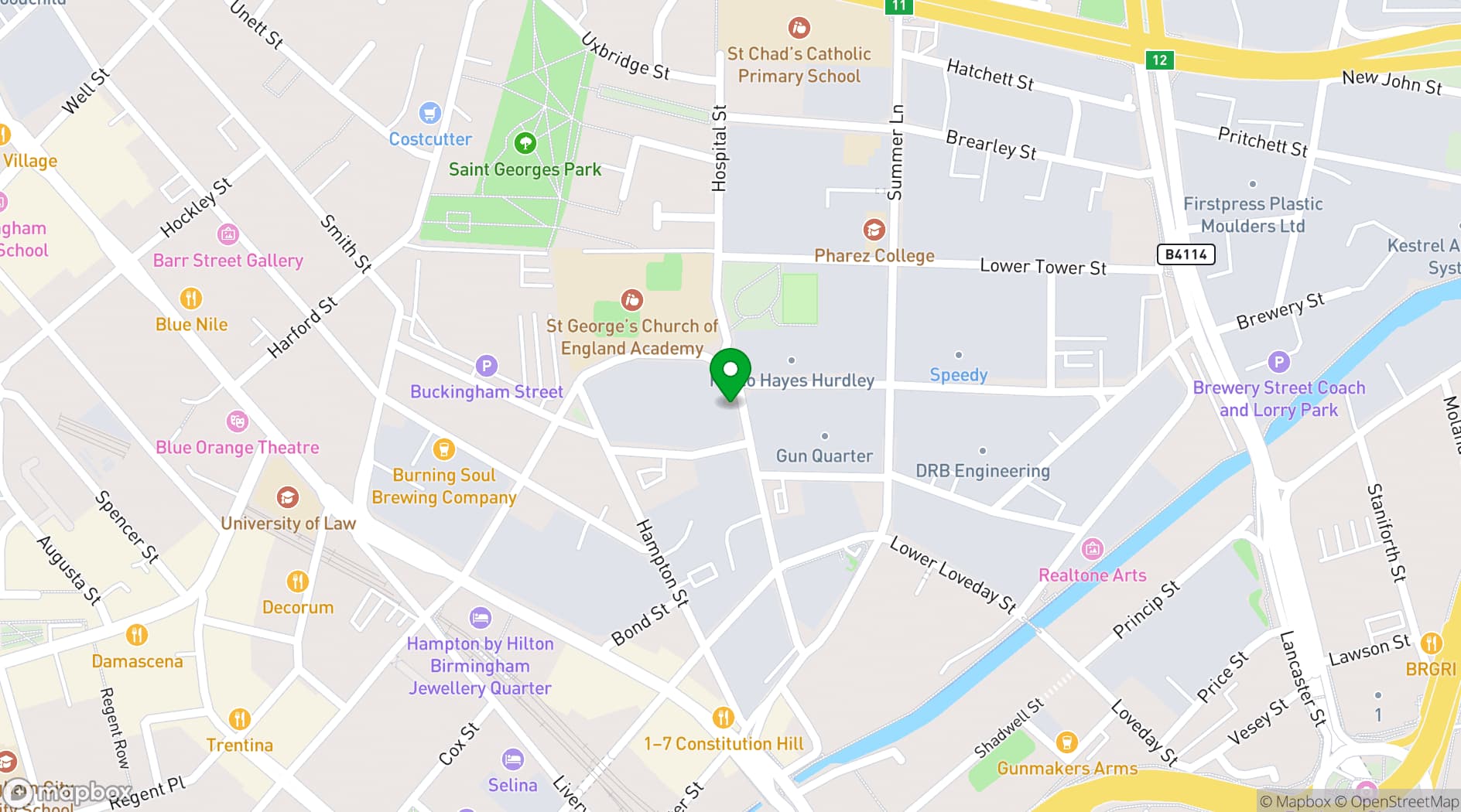 Map showing minima.