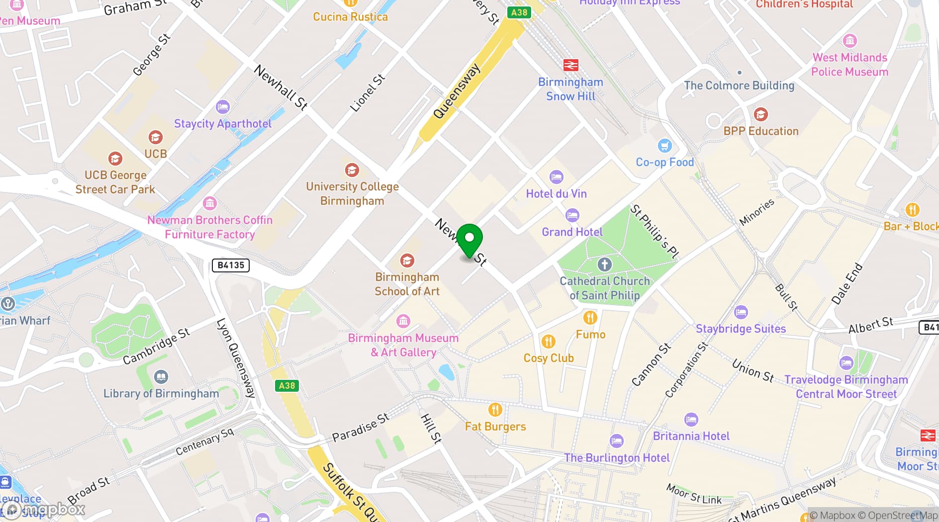 Map showing Edmund House