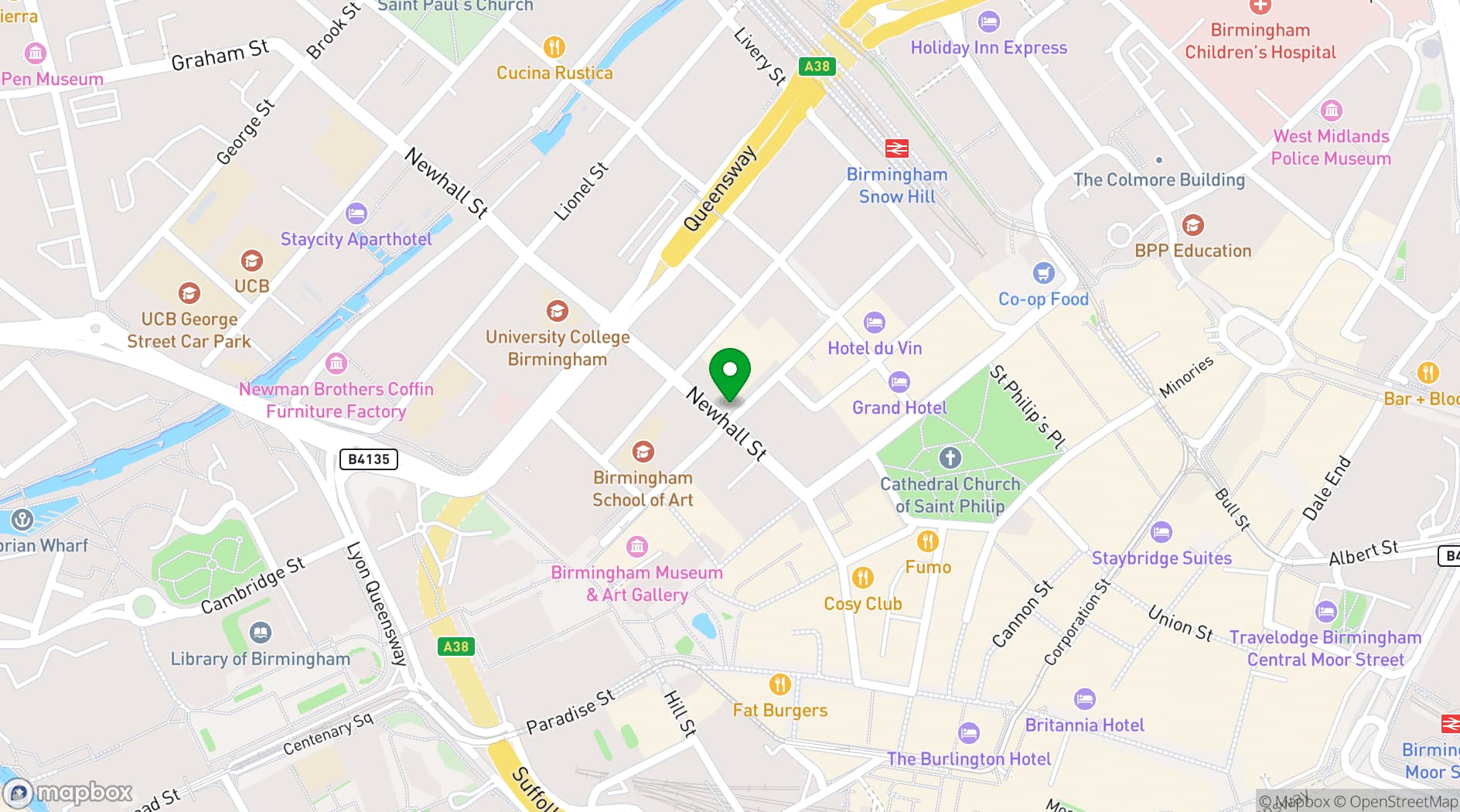 Map showing The Florence