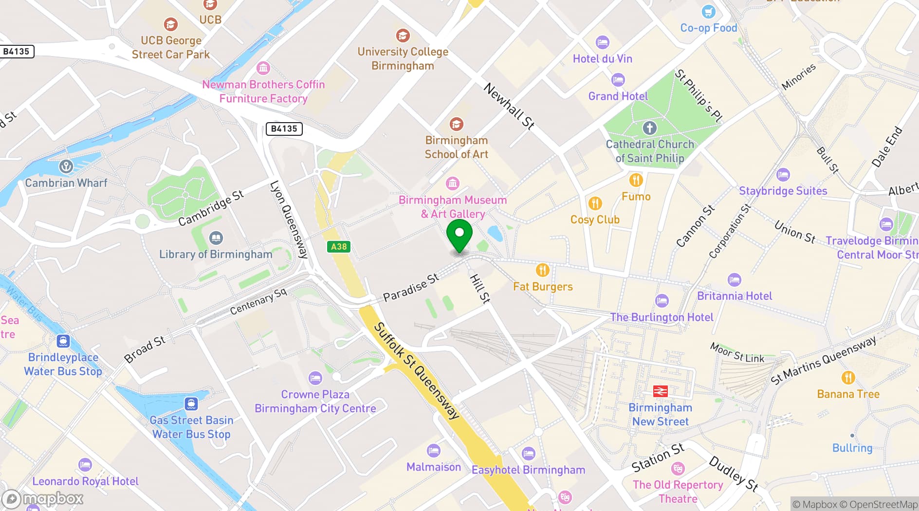 Map showing The Council House
