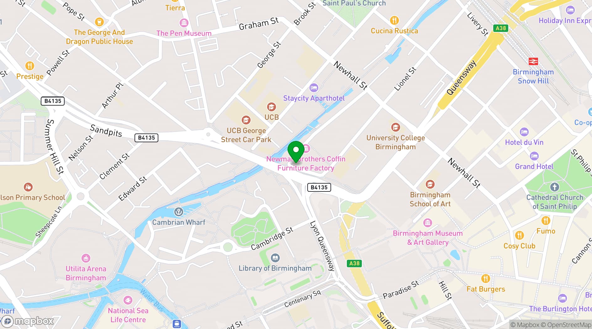 Map showing Opheem