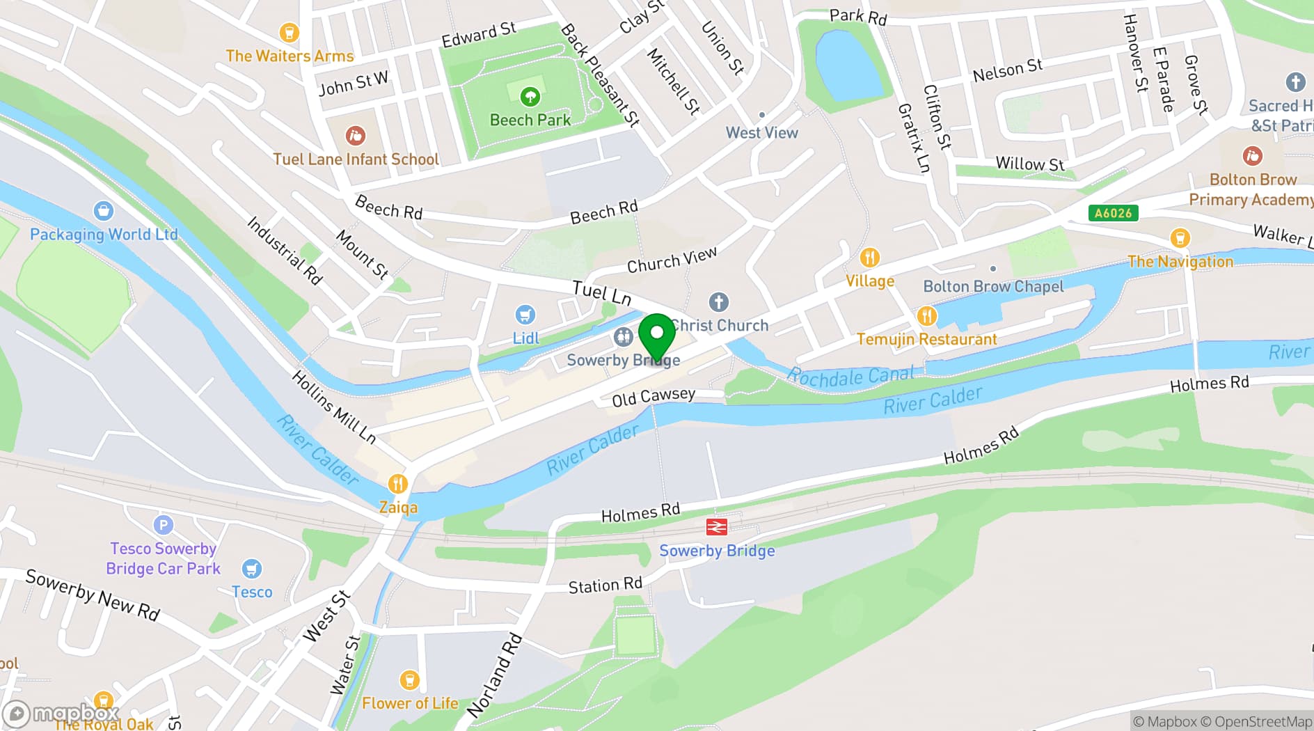 Map showing The New Roxy 