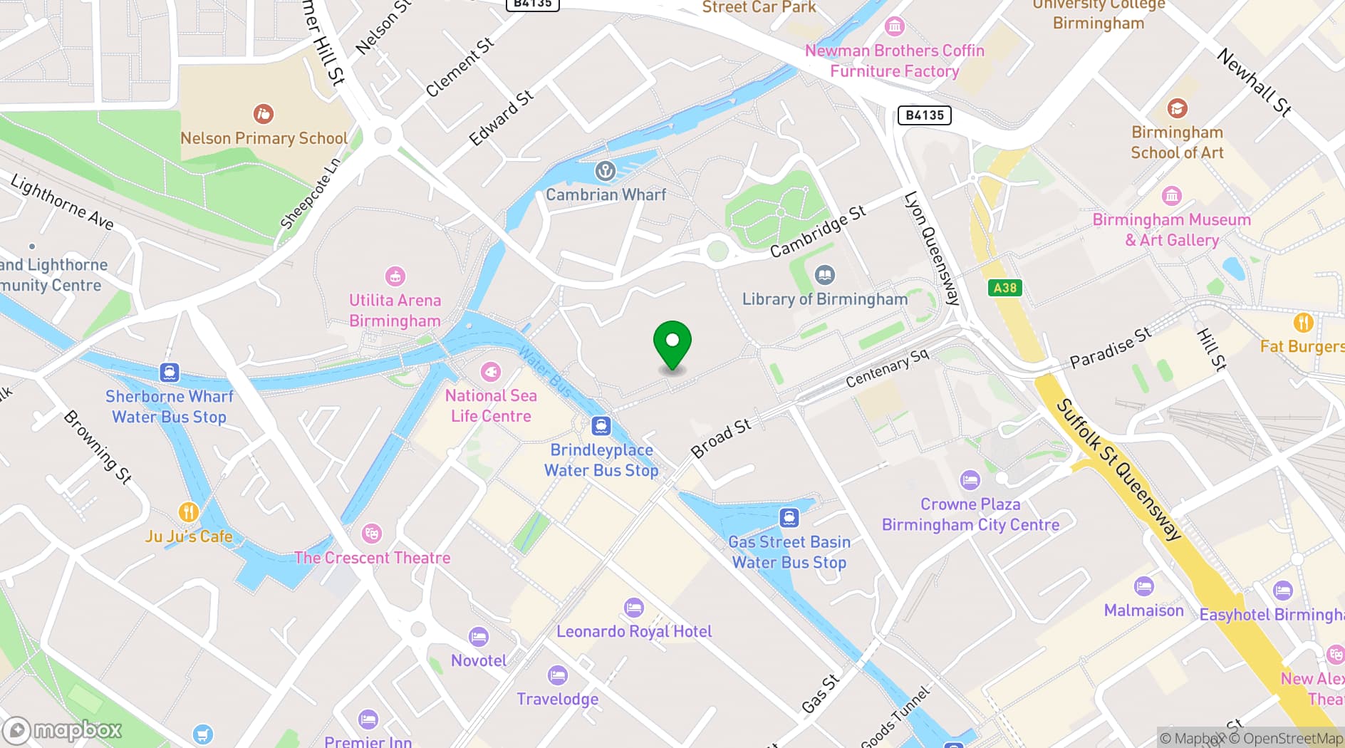 Map showing B:Music