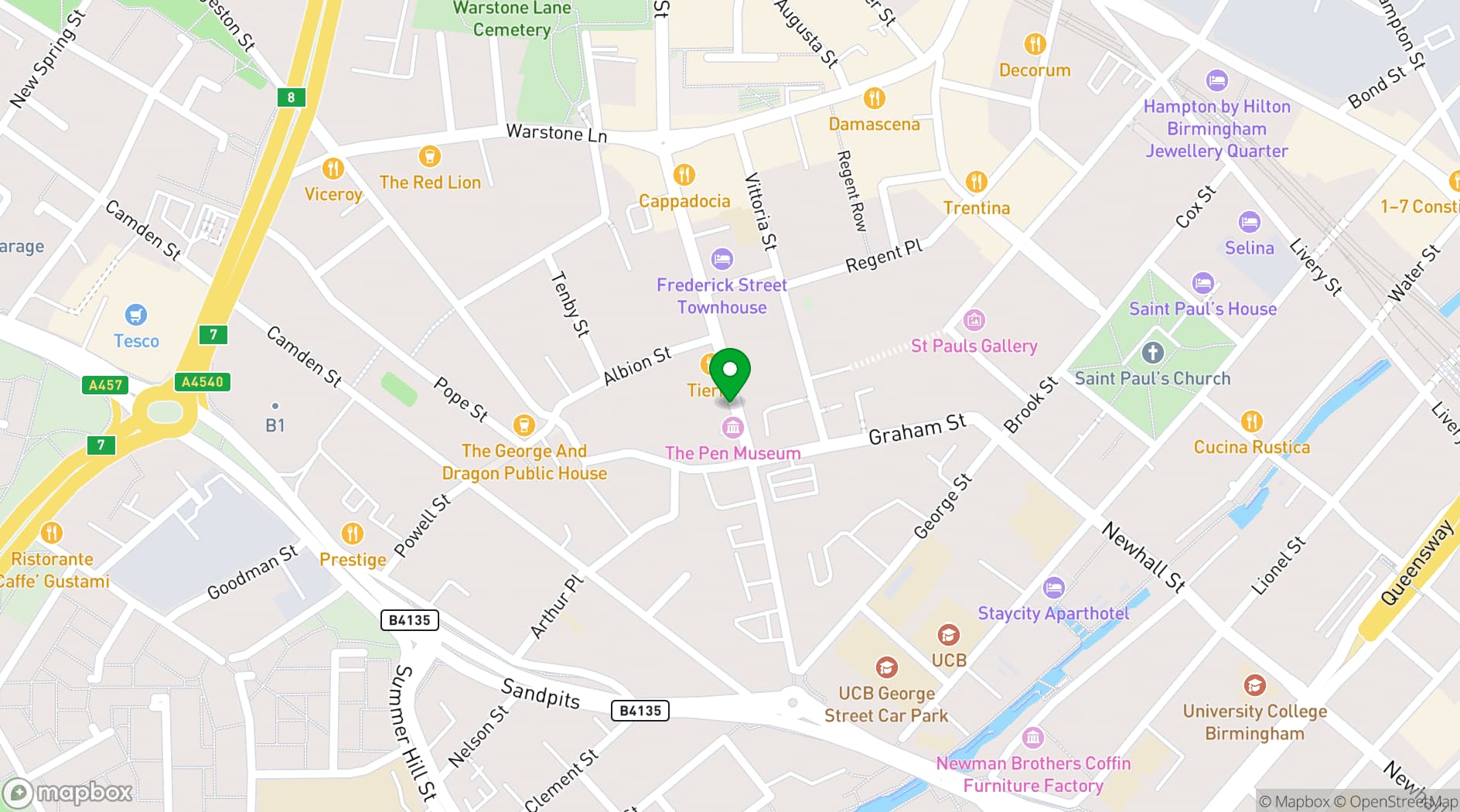 Map showing Sumei Studios