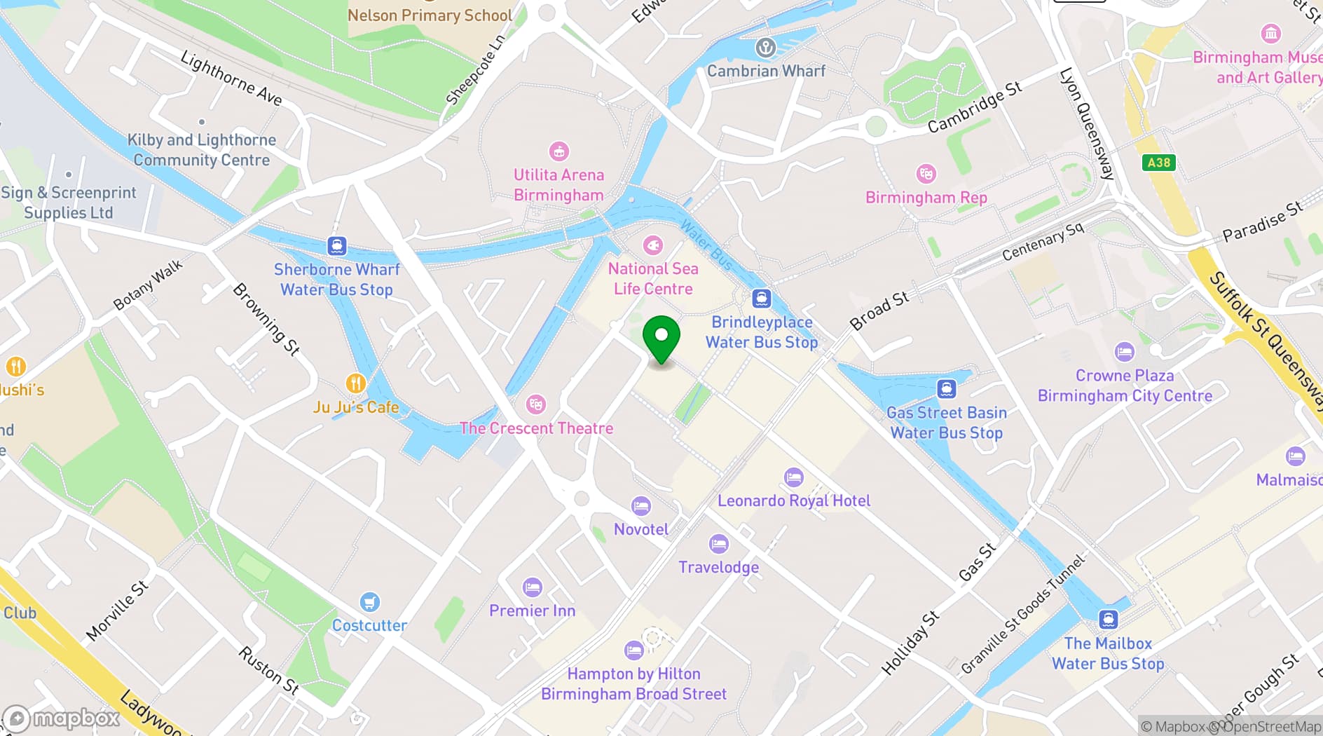 Map showing Foundry