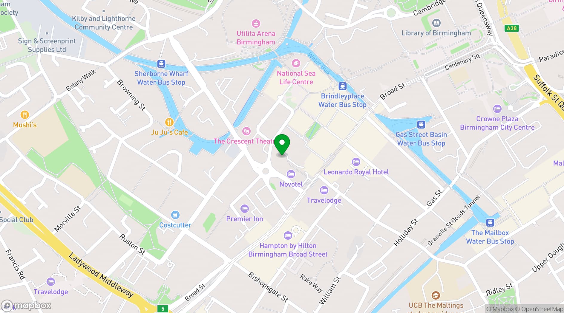 Map showing Nuvo