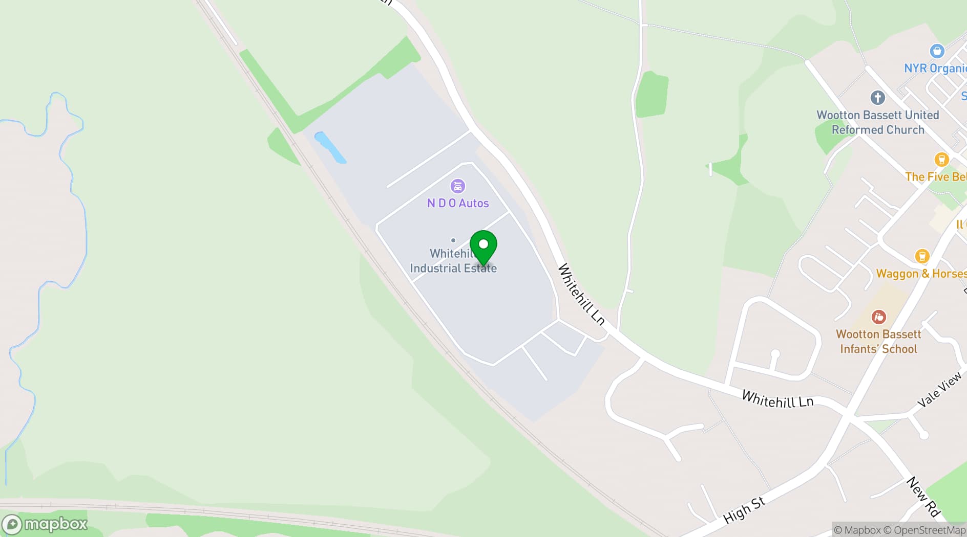Map showing Bowman House