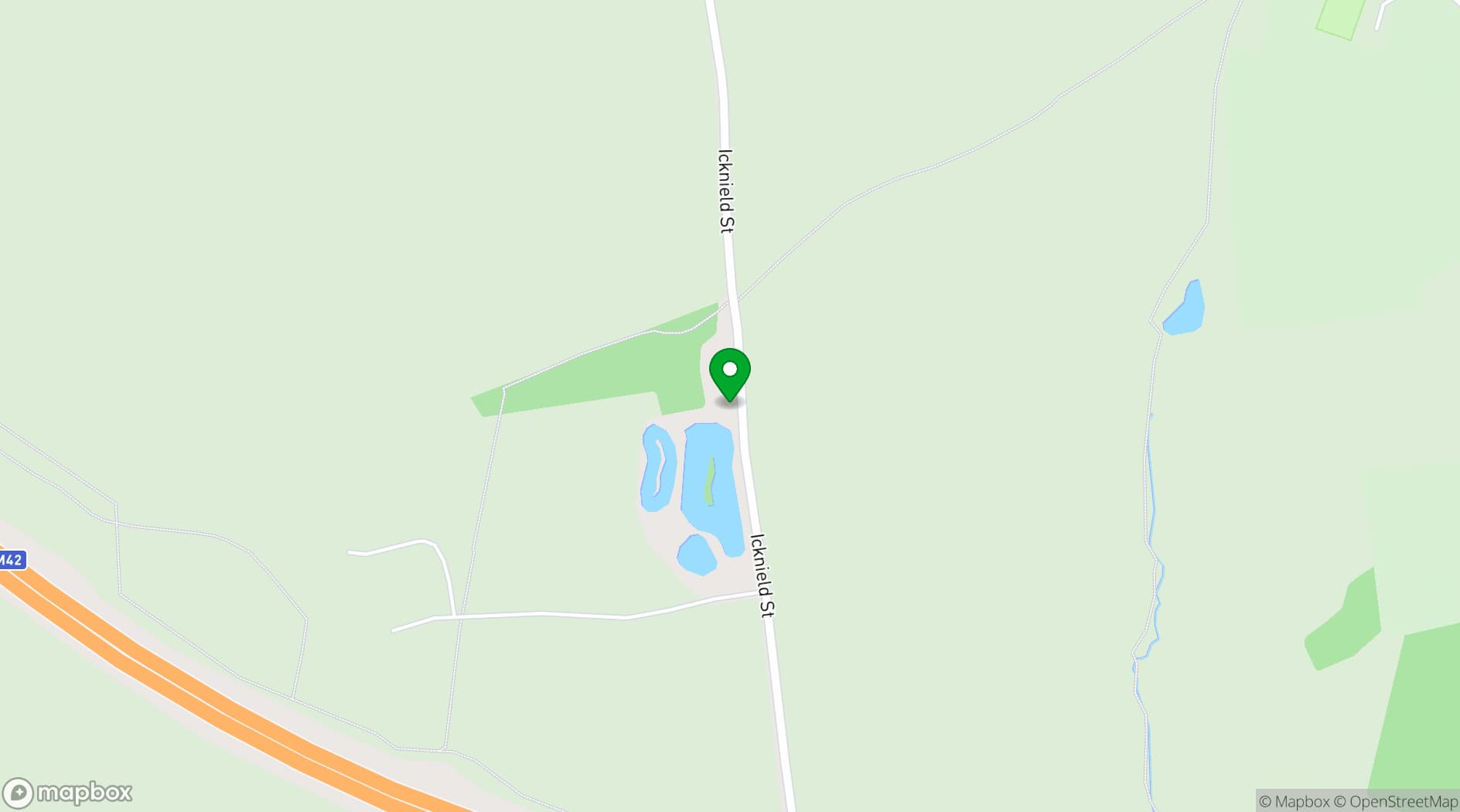 Map showing Alcott Weddings