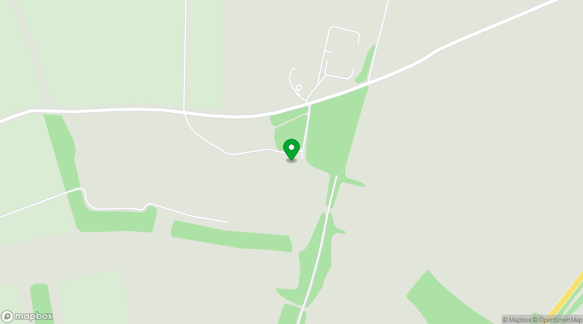 Map showing Old Gore Barn