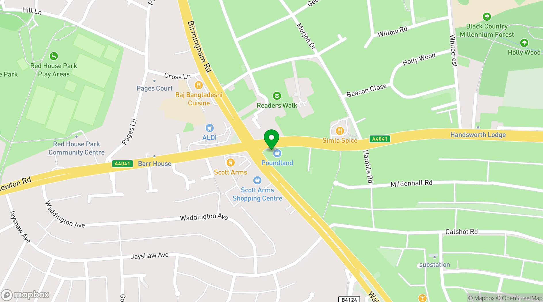 Map showing Al-Miski Lounge
