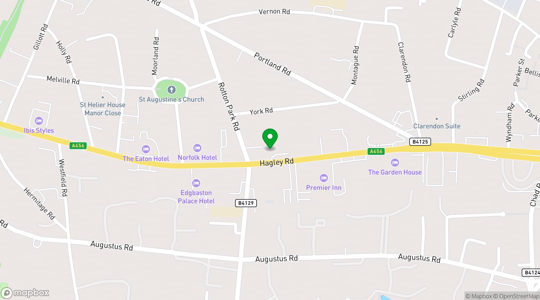 Map showing Apollo Hotel