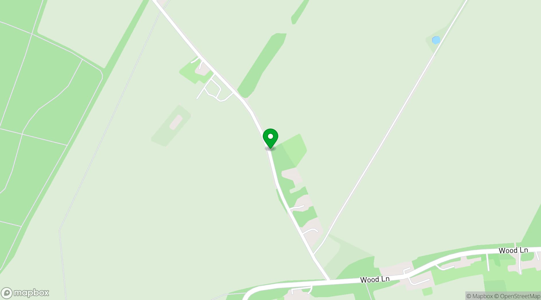 Map showing Park Farm Campsite