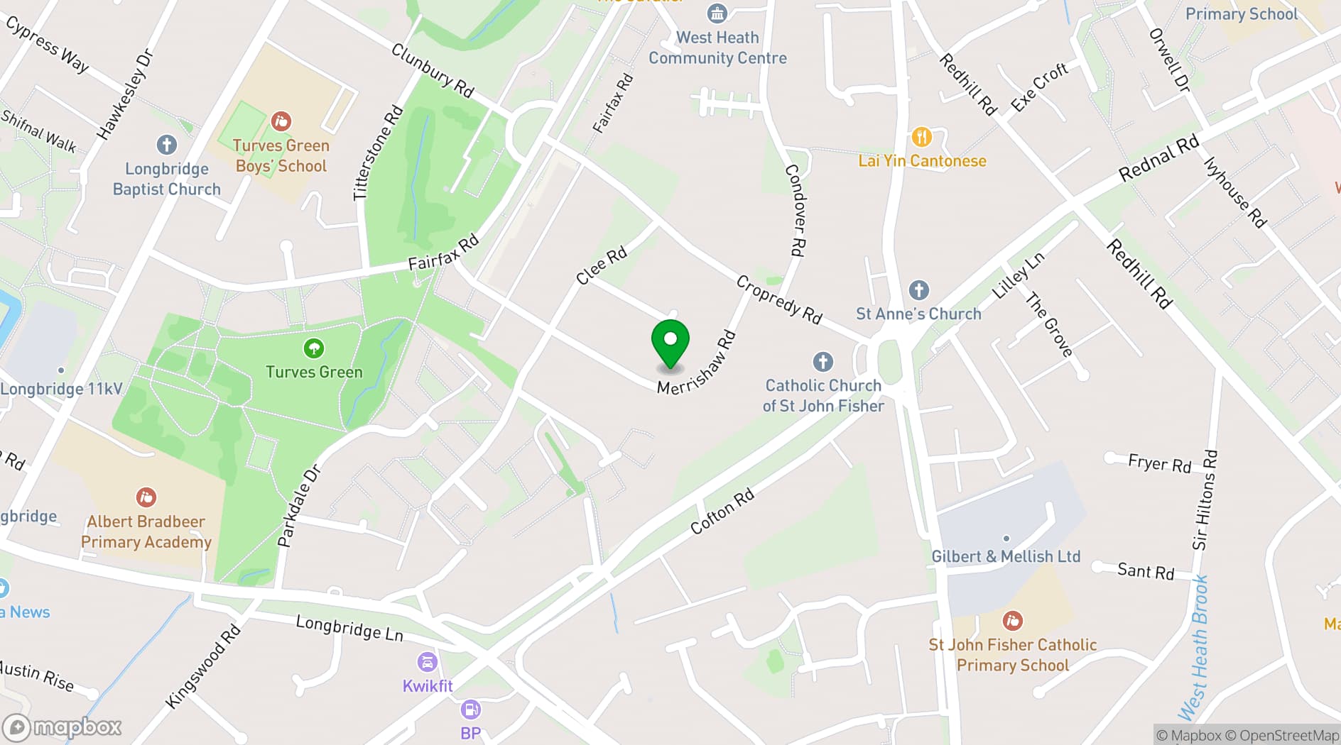 Map showing Midland Actors Theatre