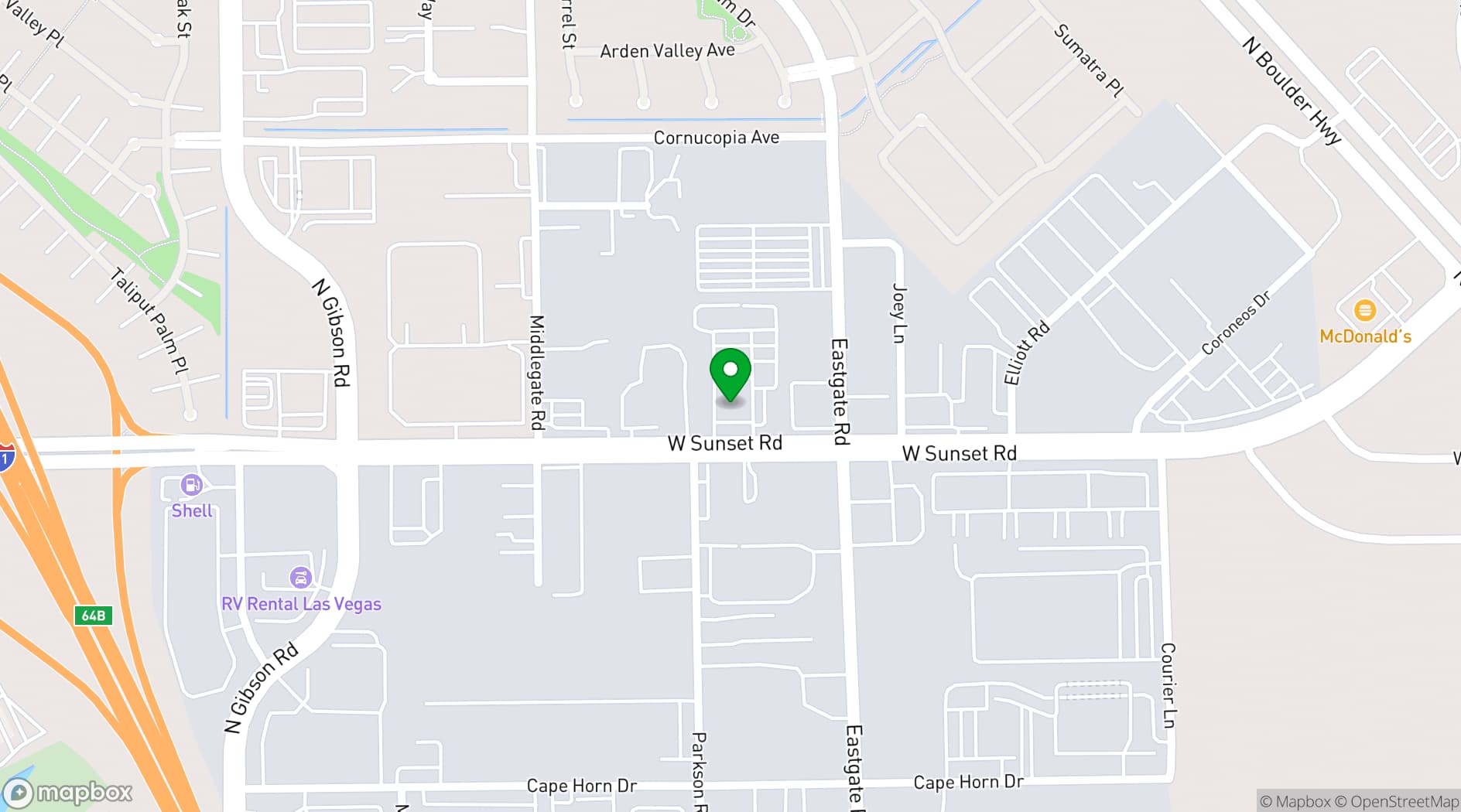 Map showing Atomic Motors Classic Cars & Motorcycles