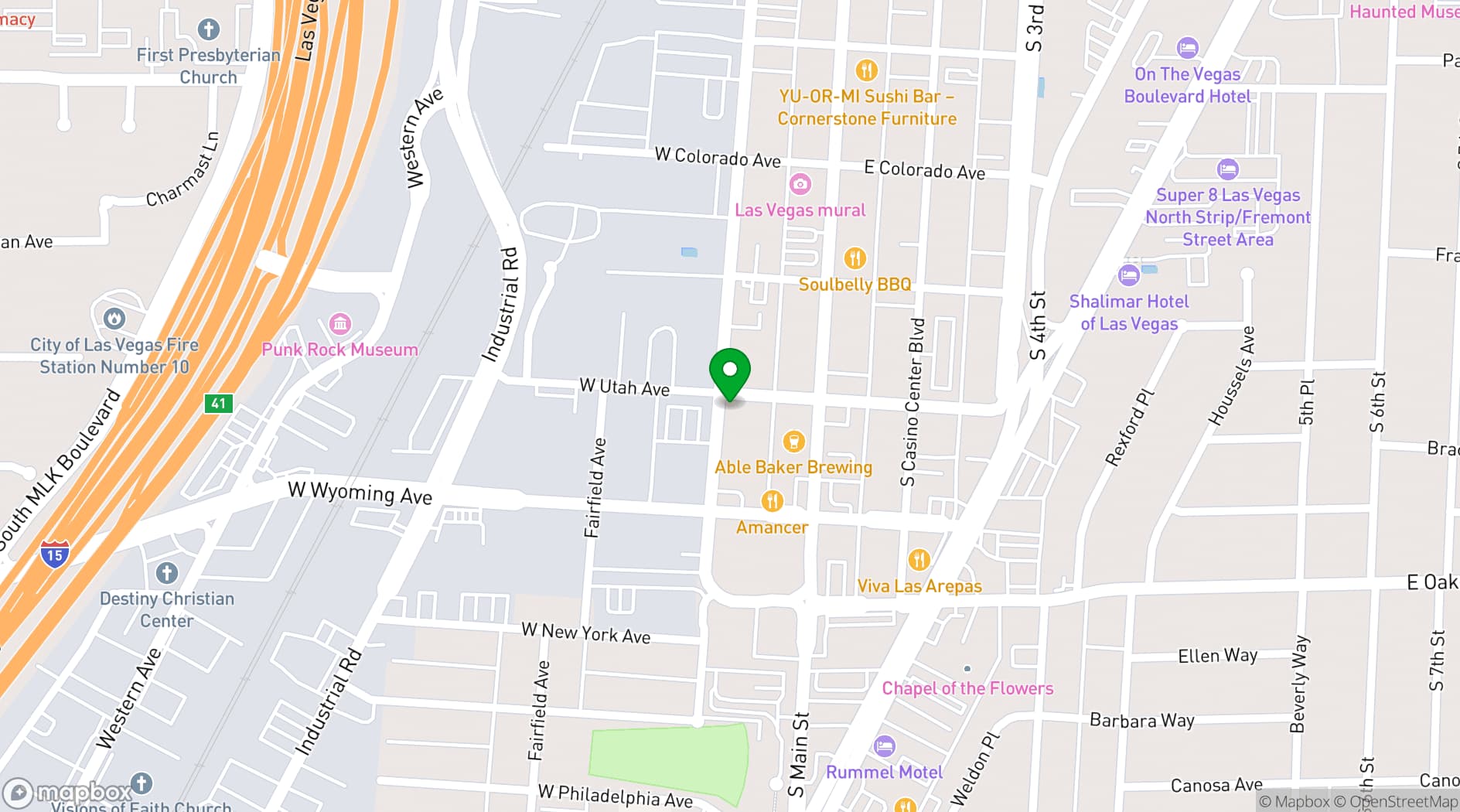 Map showing Renowned Events