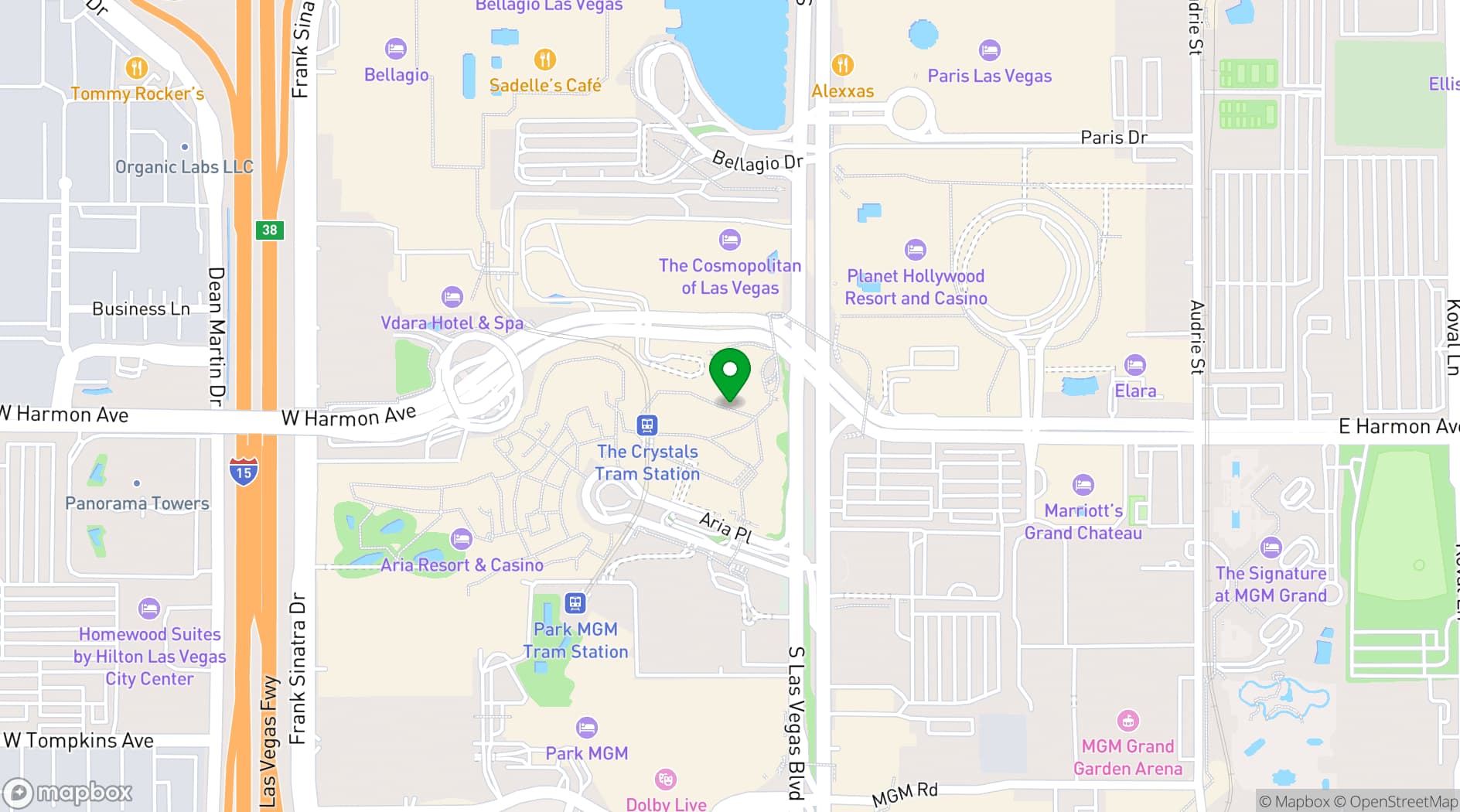 Map showing Lighthouse ArtSpace
