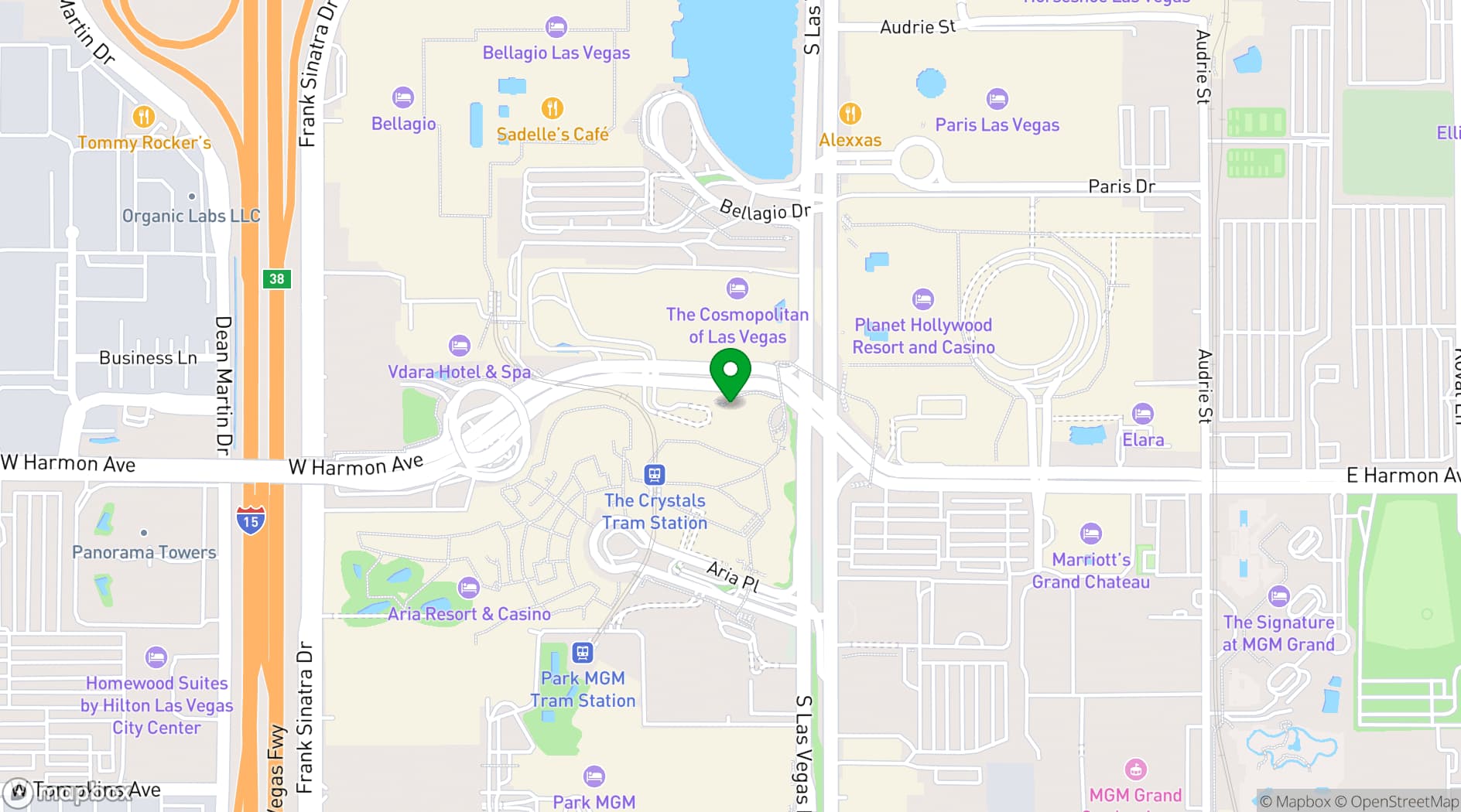 Map showing Ocean Prime