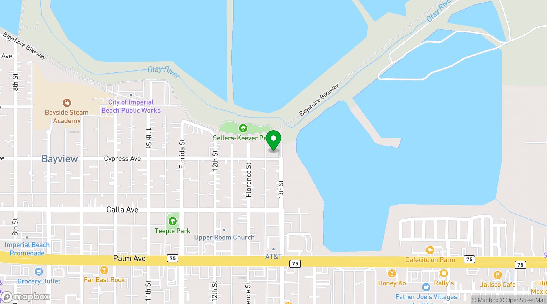 Map showing Salt Drift Pointe