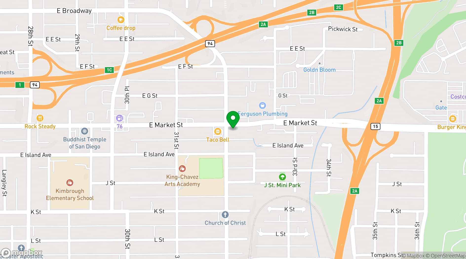 Map showing Good Life Vacation Rental Resort