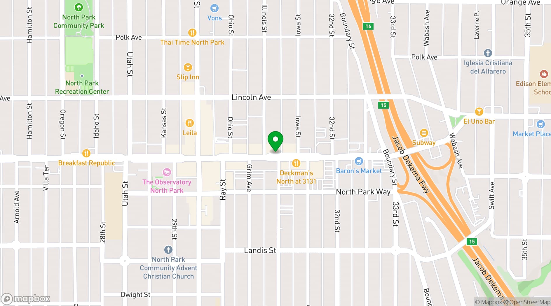 Map showing U31 Bar