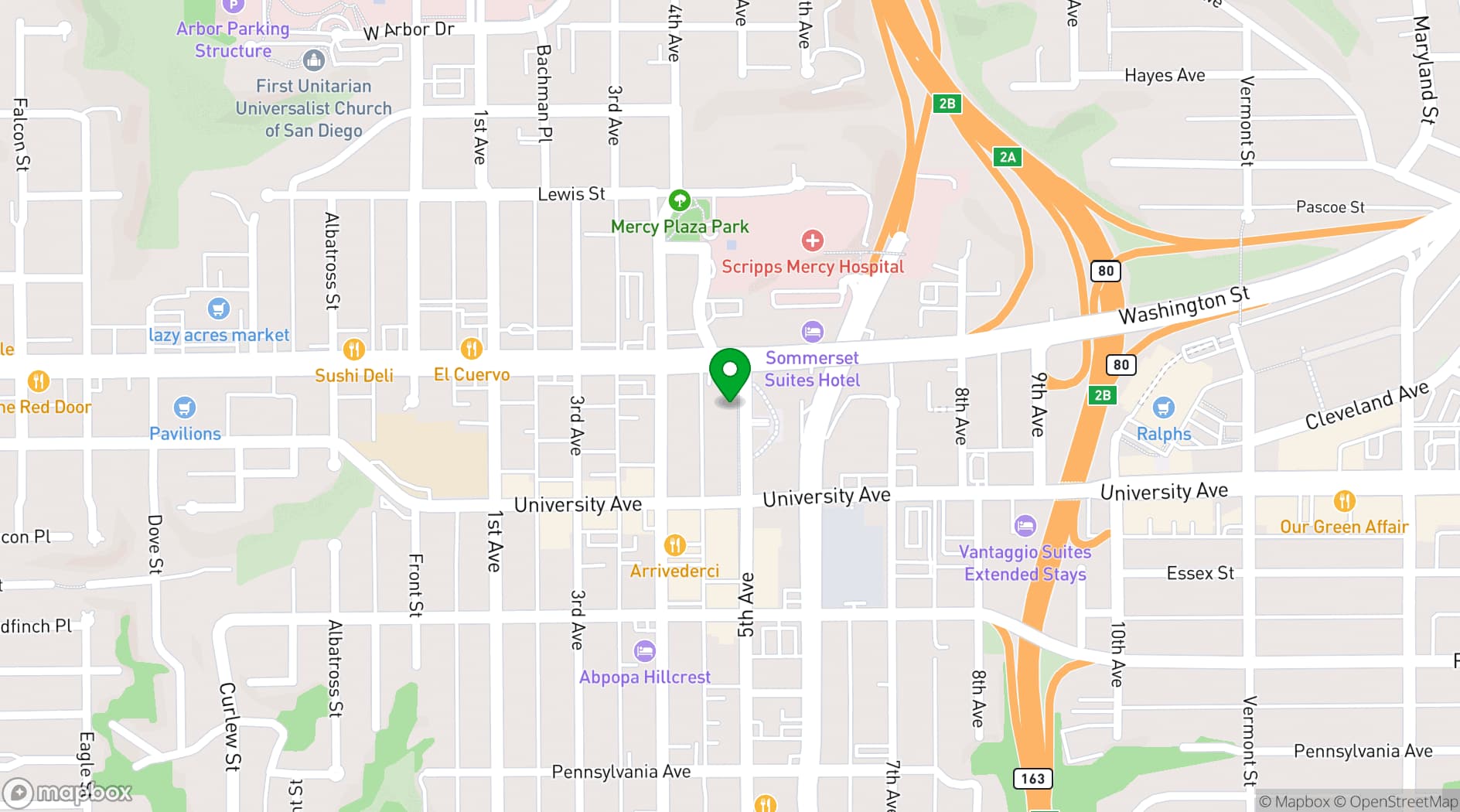 Map showing India Palace Banquet & Catering
