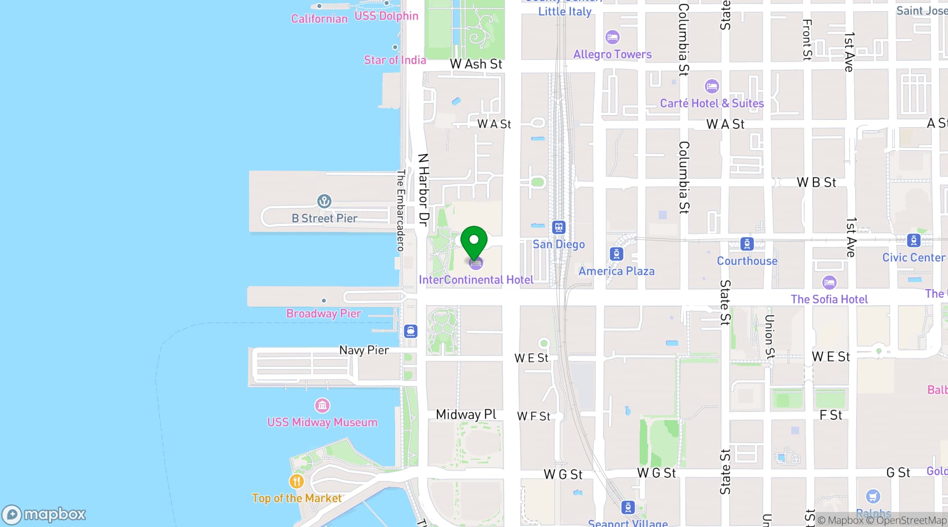 Map showing The Reading Club