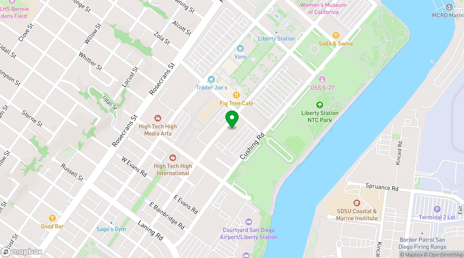 Map showing 2305 Historic Decatur Road
