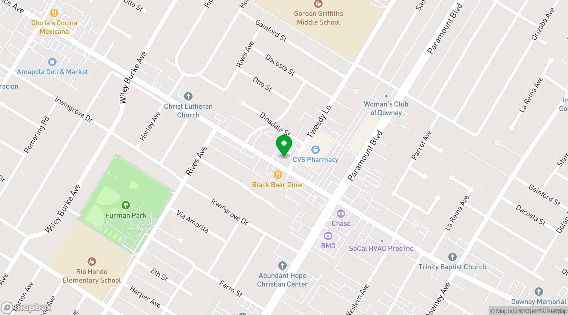 Map showing The Courtyard Business Center
