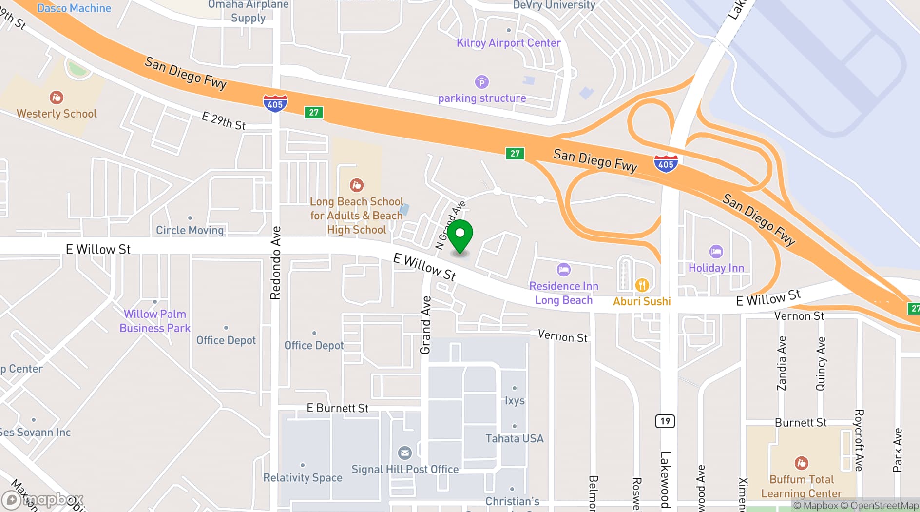Map showing The Grand