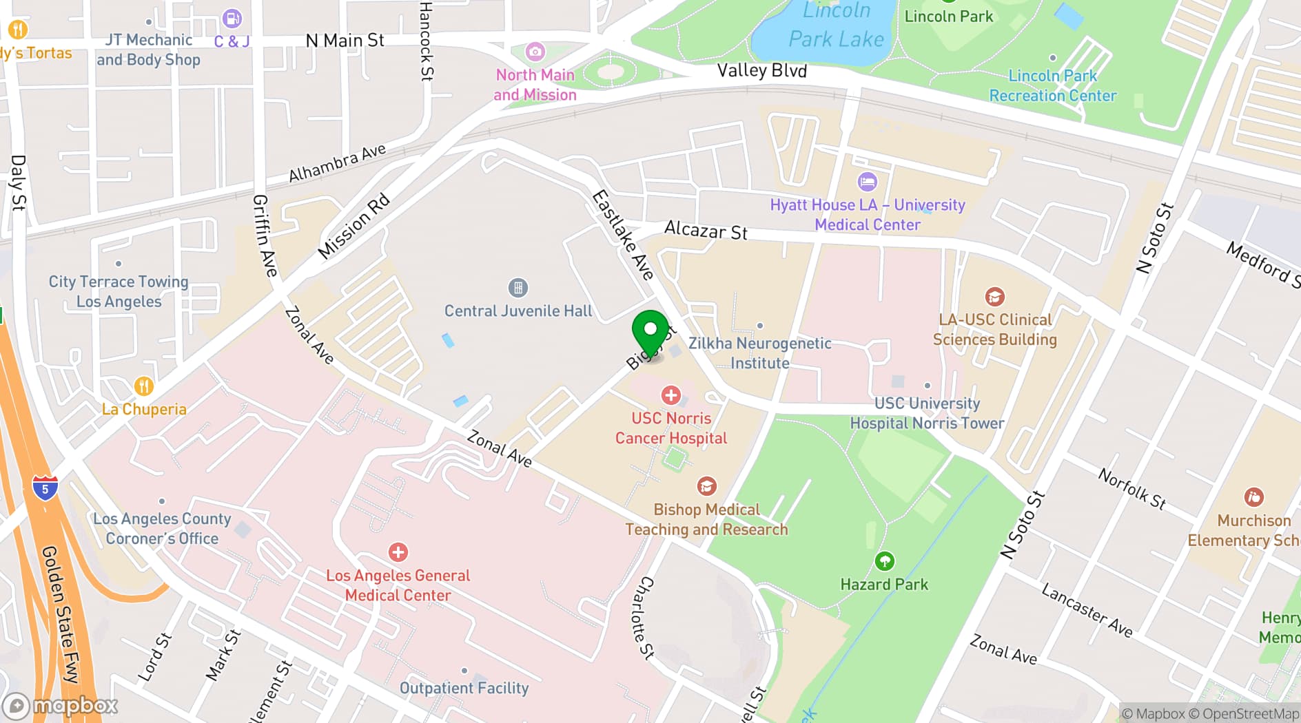 Map showing Aresty Conference Center (NRT)