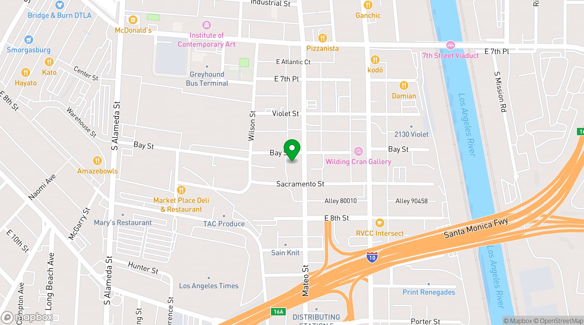 Map showing Rolling Greens