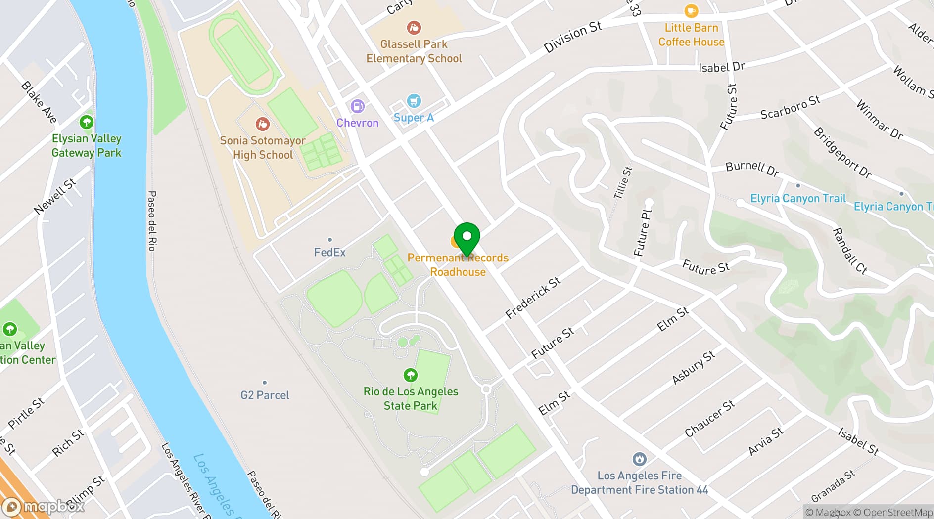 Map showing GoodPeeples Studios
