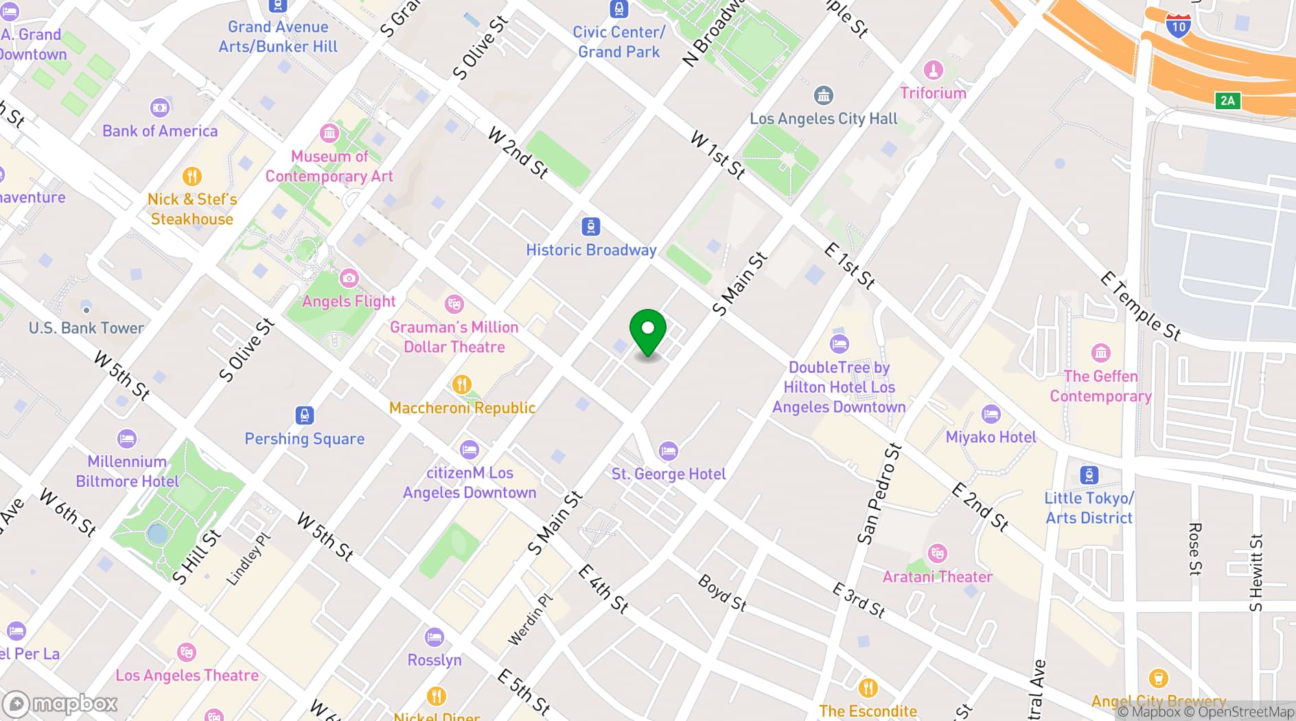 Map showing The Smell