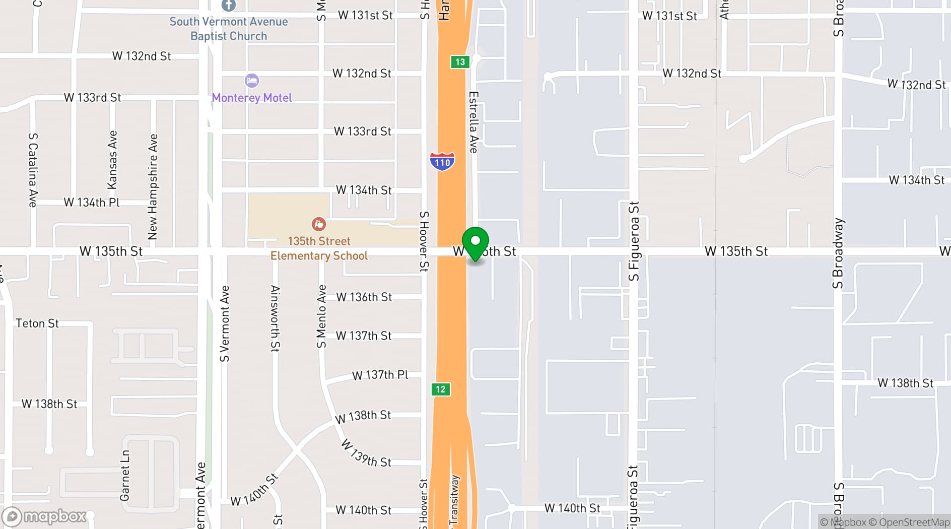 Map showing L'Cheriyve Studios