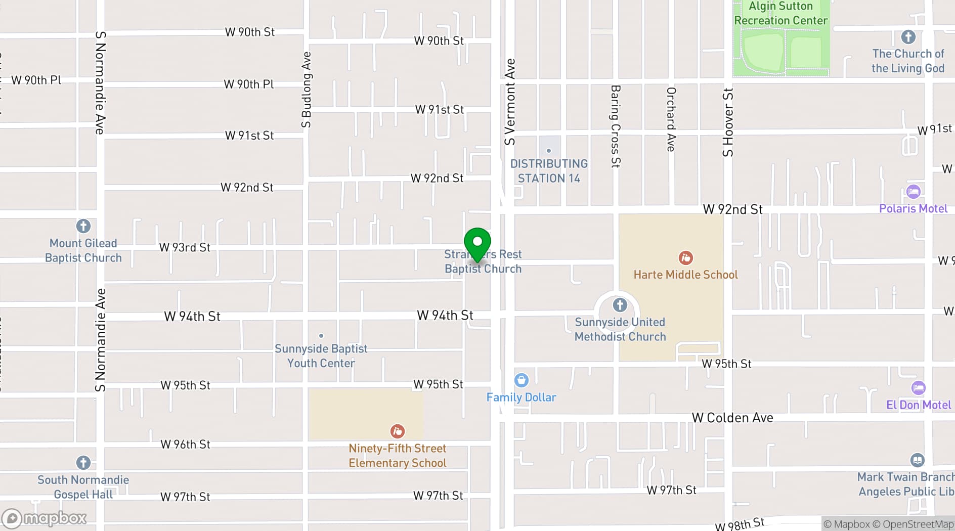 Map showing Magic Dreams Banquet Hall