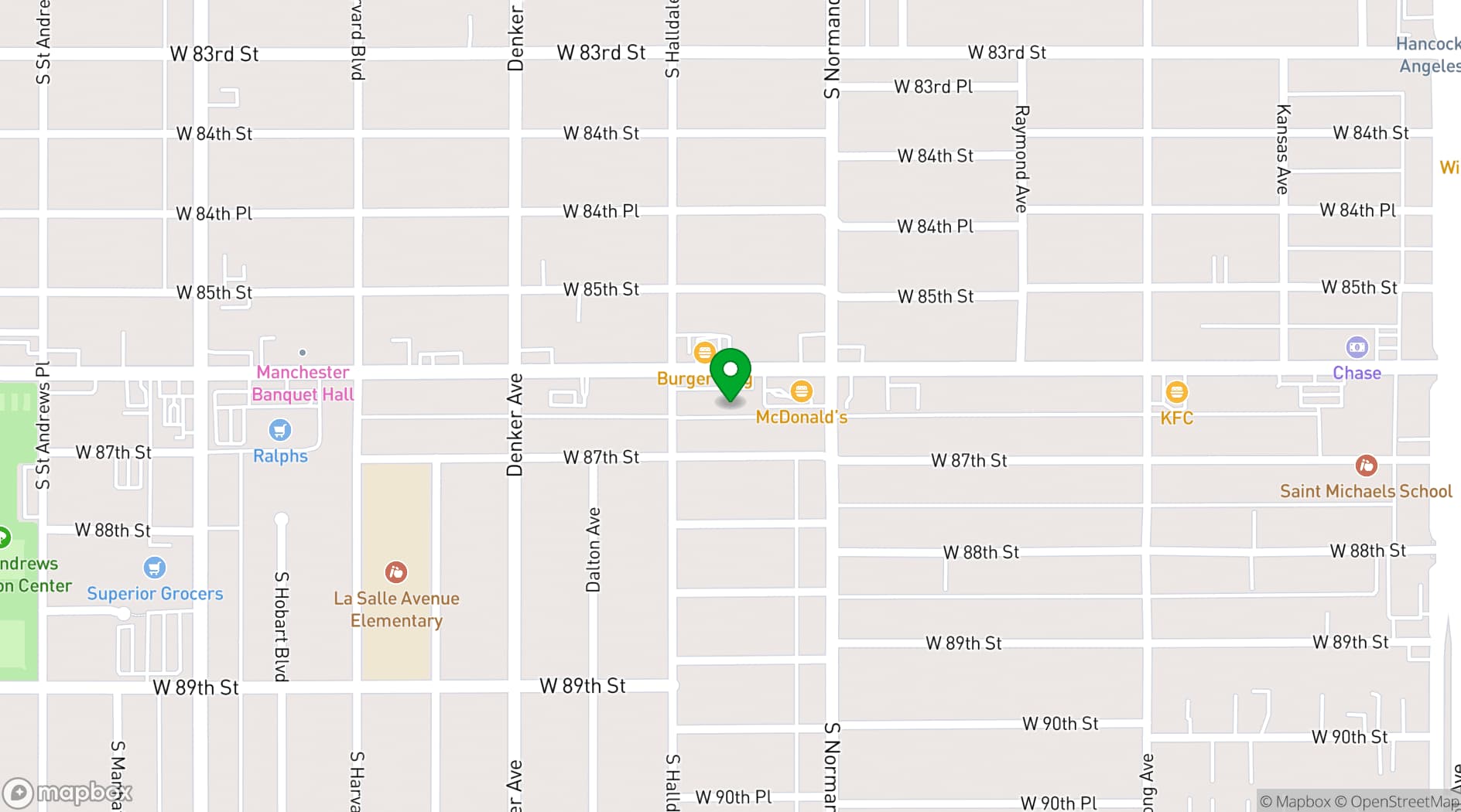 Map showing Power of Love Christian Fellowship